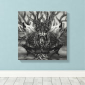 Odin-All-Father Canvas Afdruk (Insitu (Houten vloer))