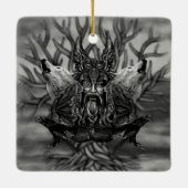 Odin-All-Father Keramisch Ornament (Achterkant)