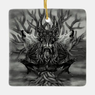 Odin-All-Father Keramisch Ornament