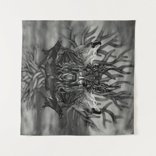 Odin-All-Father Wandkleed (Voorkant (horizontaal))