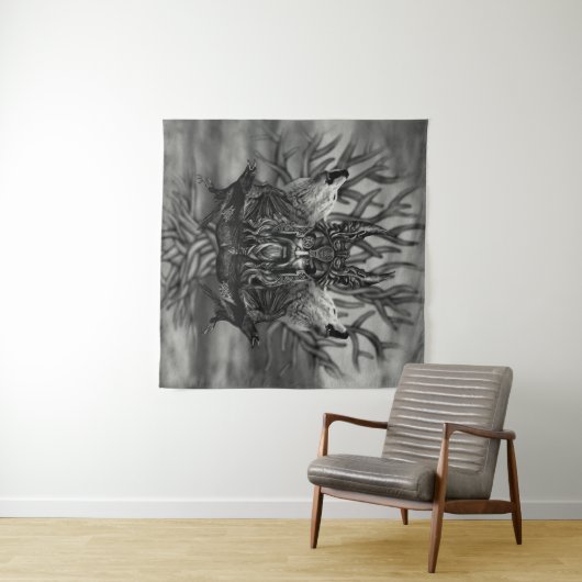 Odin-All-Father Wandkleed (In Situ (horizontaal))