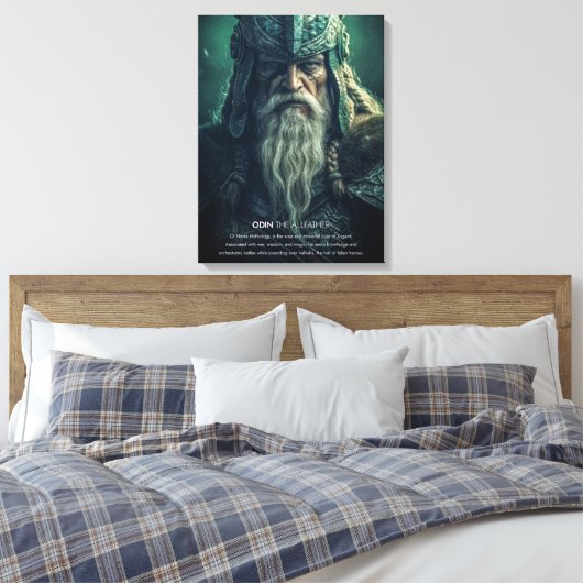 Odin de Allfather Canvas Afdruk (Insitu (Slaapkamer))