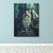 Odin de Allfather Canvas Afdruk (Insitu (Houten vloer))