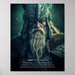 Odin de Allfather Poster
