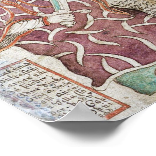 Odin, de Allfather van de Aesir. Poster (Hoek)