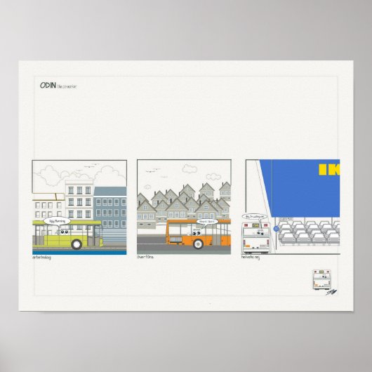 ODIN, de collega, roep ik. Poster (Voorkant)