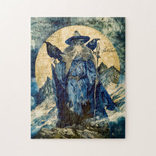 Odin de Eenoog met zijn twee raven Legpuzzel