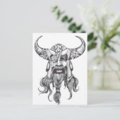 Odin de Grote Noordse God Briefkaart (Staand voorkant)