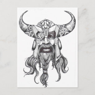 Odin de Grote Noordse God Briefkaart