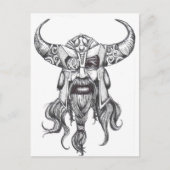 Odin de Grote Noordse God Briefkaart (Voorkant)