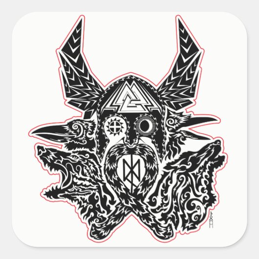 Odin - Embleem Sticker (Voorkant)