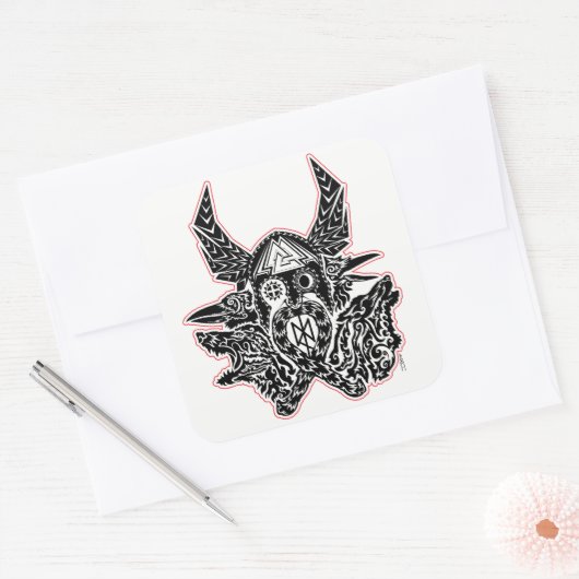 Odin - Embleem Sticker (Envelop)
