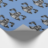 Odin en Ravens-opvulpapier Cadeaupapier (Hoek)