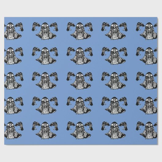 Odin en Ravens-opvulpapier Cadeaupapier (Vlak)