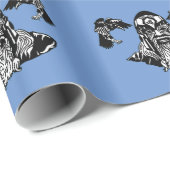 Odin en Ravens-opvulpapier Cadeaupapier (Rol Hoek)