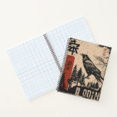 Odin en zijn raaf | Ukiyo-e Print Notitieboek (Binnen)
