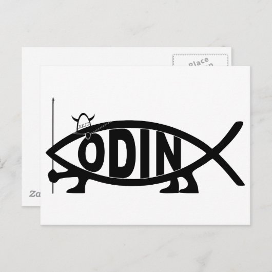 Odin Fish Briefkaart (Voorkant / Achterkant)