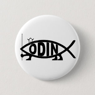 Odin Fish Ronde Button 5,7 Cm
