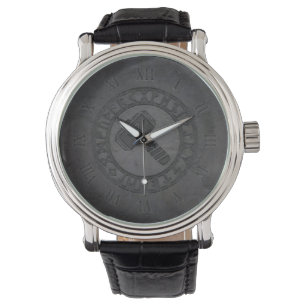 Odin Hamer runen Thor Viking Mythologie Valhalla Horloge