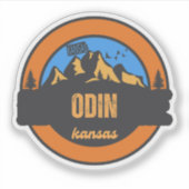 Odin, Kansas Sticker (Voorkant)