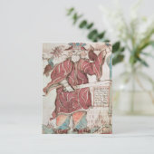 Odin, met zijn twee kraaien, Hugin en Munin Briefkaart (Staand voorkant)
