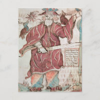 Odin, met zijn twee kraaien, Hugin en Munin