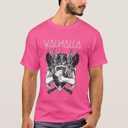Odin Noordman God Valhalla Viking T-shirt (Voorkant)