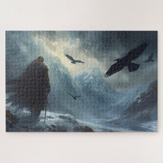 Odin Noorse Mythologie Legpuzzel (Horizontaal)