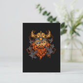 Odin Norse Mythology Viking God & Ravens Briefkaart (Staand voorkant)
