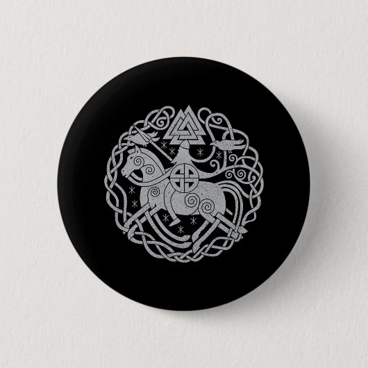 Odin Pin/Badge Ronde Button 5,7 Cm (Voorkant)