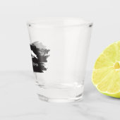 Odin Raven Crow Viking Mythology runic Shot Glas (Rechts)