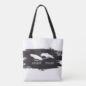 Odin Raven Crow Viking Mythology runic Tote Bag (Achterkant)