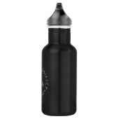 Odin Raven Crow Viking Mythology runic Waterfles (Rechts)