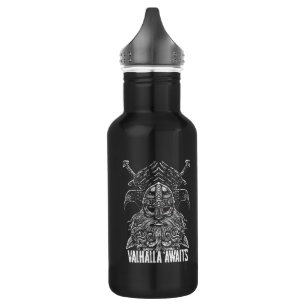 Odin raven Viking Mythologie Valhalla wacht Waterfles