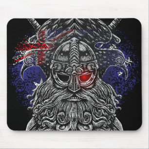 Odin raven zwaarden Viking Mythologie Australische Muismat