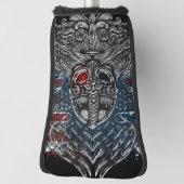 Odin ravens en swords Viking Mythology USA vlag Golfheadcover (Draai 90)