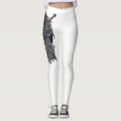 Odin ravens en swords Viking Mythology USA vlag Leggings (Voorkant)