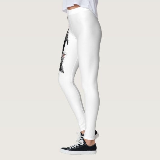 Odin ravens en swords Viking Mythology USA vlag Leggings (Links)