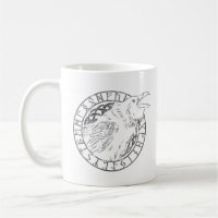 Odin Ravens Huginn Muninn Viking Runische Cirkel