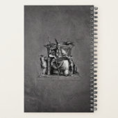 Odin ravens op zijn steentroon die de mythologie v planner (Achterkant)