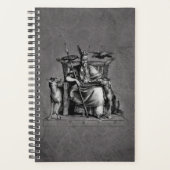 Odin ravens op zijn steentroon die de mythologie v planner (Voorkant)