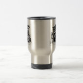 Odin ravens op zijn steentroon die de mythologie v reisbeker (Center)