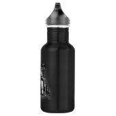 Odin ravens op zijn steentroon die de mythologie v waterfles  (Rechts)