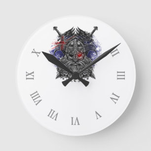 Odin ravens swords Viking Mythology Australia vlag Ronde Klok