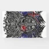 Odin ravens swords Viking Mythology Australia vlag Spandoek (Horizontaal)