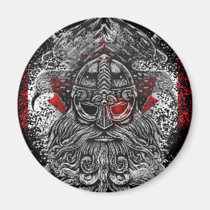 Odin ravens swords Viking Mythology Canada vlag Magneet
