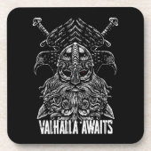 Odin ravens Viking Mythology Valhalla wacht op Bier Onderzetter (Voorkant)