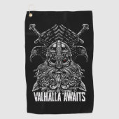 Odin ravens Viking Mythology Valhalla wacht op Golfhanddoek (Voorkant)