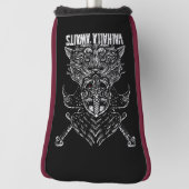 Odin ravens Viking Mythology Valhalla wacht op Golfheadcover (Draai 90)
