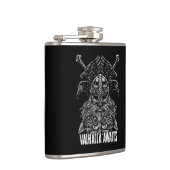 Odin ravens Viking Mythology Valhalla wacht op Heupfles (Rechts)